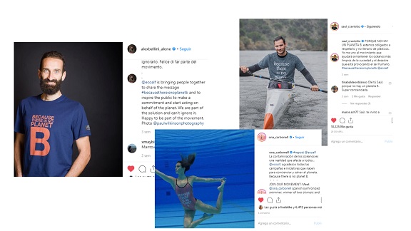 Algunos de los influencers que participan en la campaña