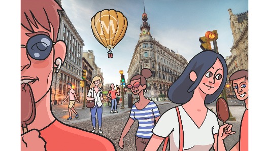 La ilustración llamada "Madrid" creada por @nicord La ilustración llamada "Madrid" creada por @nicord