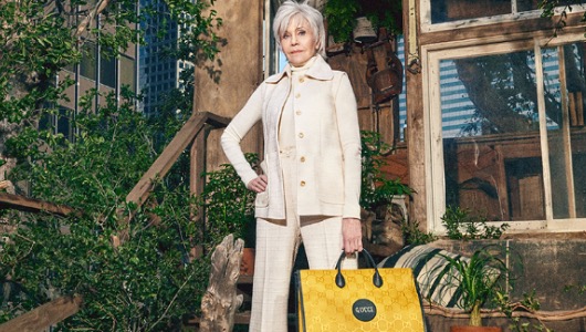 Jane Fonda, en una campaña para Gucci