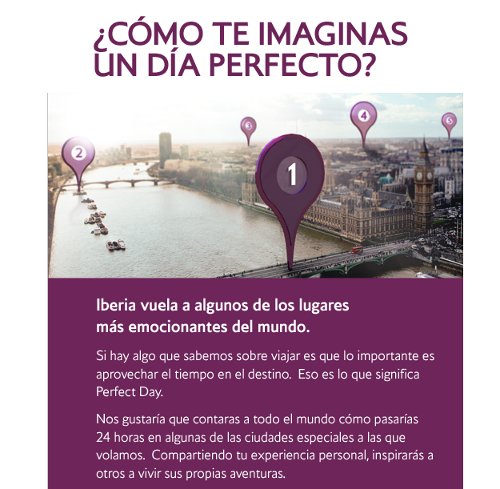 Iberia, primer anunciante en usar el formato “Custom audience” de Facebook en España Iberia, primer anunciante en usar el formato “Custom audience” de Facebook en España