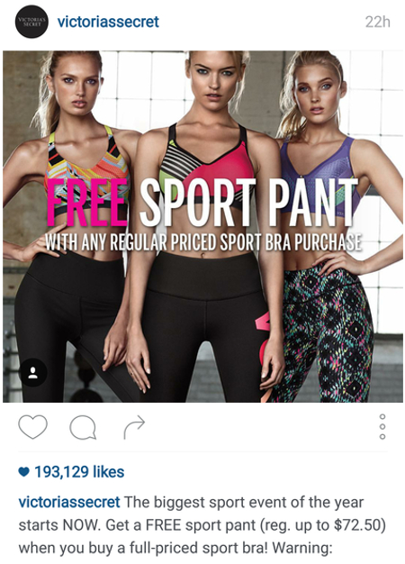 Victoria’s Secret recurre a sus ‘ángeles’ para promocionarse en Snapchat e Instagram Victoria’s Secret recurre a sus ‘ángeles’ para promocionarse en Snapchat e Instagram