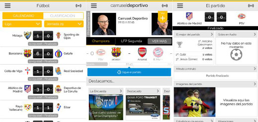 Una ‘app’ incorpora en directo al oyente como parte del equipo de “Carrusel deportivo” Una ‘app’ incorpora en directo al oyente como parte del equipo de “Carrusel deportivo”