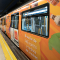 Exterior: AliExpress ‘toma’ el metro de Callao