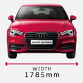 Audi tiró de ingenio para promocionar el A3 como el coche perfecto para las plazas estrechas