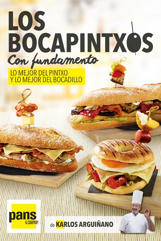 Pans & Company lanza los “bocapintxos” de la mano de Karlos Arguiñano Pans & Company lanza los “bocapintxos” de la mano de Karlos Arguiñano