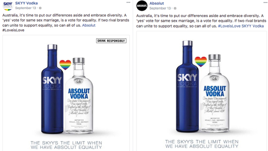 ¿Para qué han lanzado una campaña conjunta dos marcas de vodka?