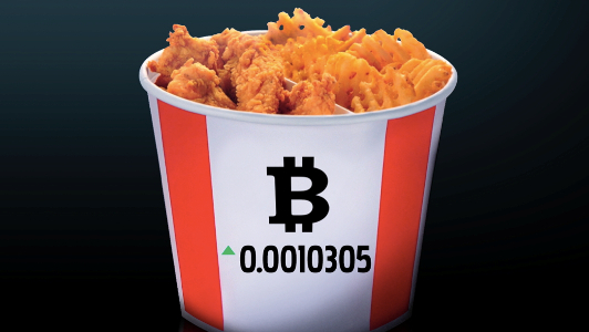 KFC vende en Canadá un menú que solo puede comprarse con ‘bitcoins’