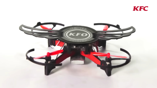 India: KFC lanza un envase que puede convertirse en dron