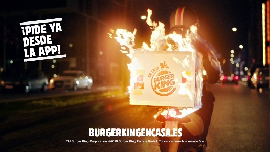 Burger King impulsa su servicio a domicilio