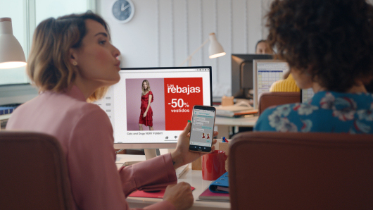 Imagen de la campaña de rebajas de El Corte Inglés Imagen de la campaña de rebajas de El Corte Inglés