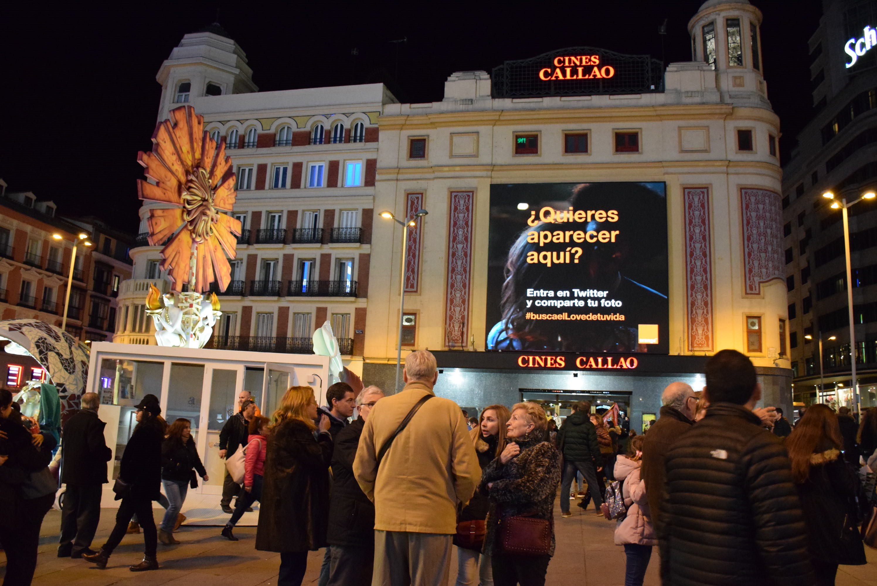 Las pantallas Callao City Lights