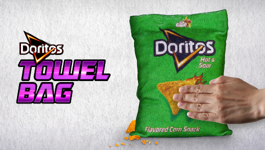 Doritos ha lanzado una bolsa-toalla Doritos ha lanzado una bolsa-toalla
