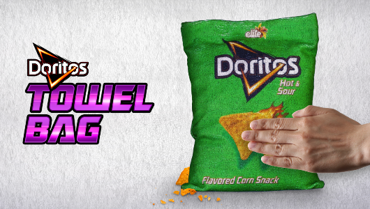 Doritos ha lanzado una bolsa-toalla