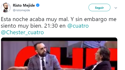 Tuit de Risto Mejide Tuit de Risto Mejide