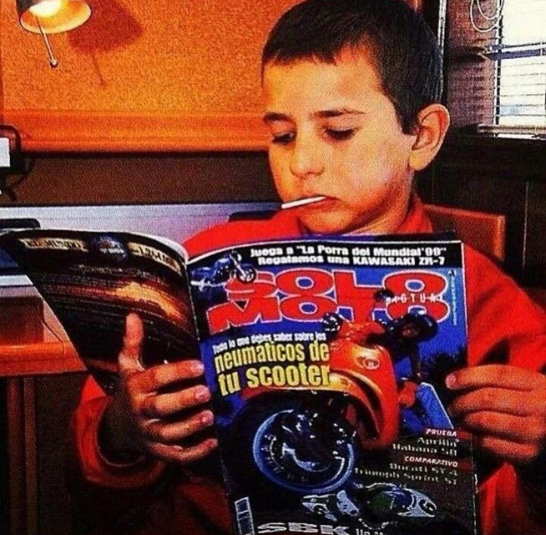 Jorge Lorenzo, de pequeño Jorge Lorenzo, de pequeño