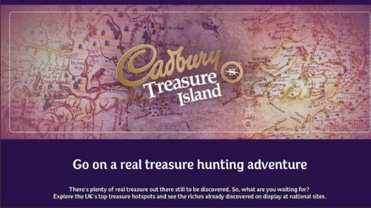 La web retirada de Cadbury, en la imagen que publica BBC News La web retirada de Cadbury, en la imagen que publica BBC News