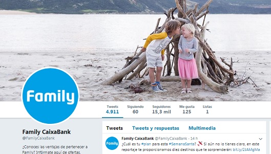 Imagen de Twitter de CaixaBank