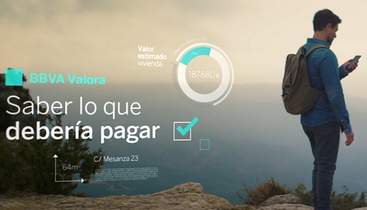 Imagen de la campaña para Valora, la app de BBVA