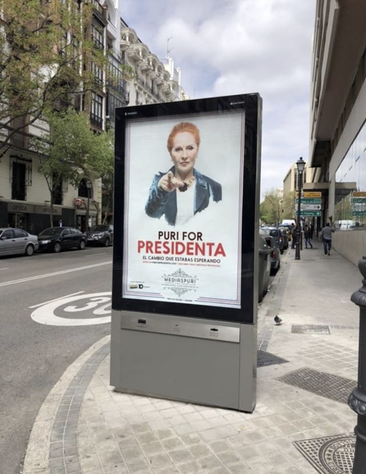 Puri dará un mítin también Puri dará un mítin también
