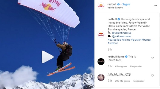 Imagen del perfil de Instagram de RedBull