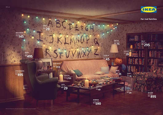 El salón de Stranger Things