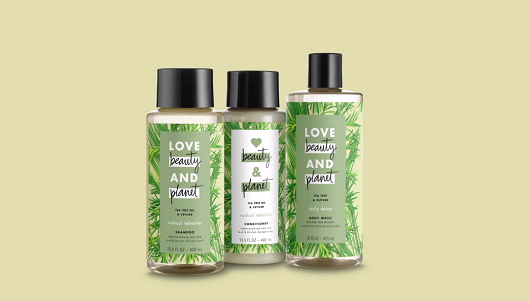 Algunos de los productos de Love Beauty and Planet.