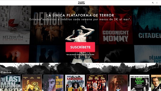 La interfaz de Planet Horror La interfaz de Planet Horror