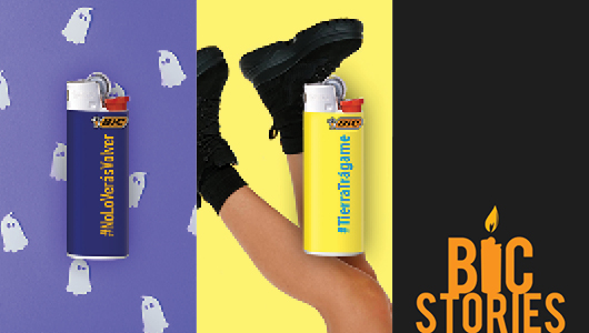 Imágenes de la campaña de Bic Imágenes de la campaña de Bic