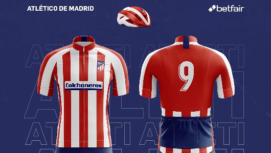 Así sería la equipación ciclista del Atlético de Madrid 