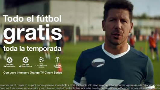 Simeone es el nuevo prescriptor de Orange Simeone es el nuevo prescriptor de Orange