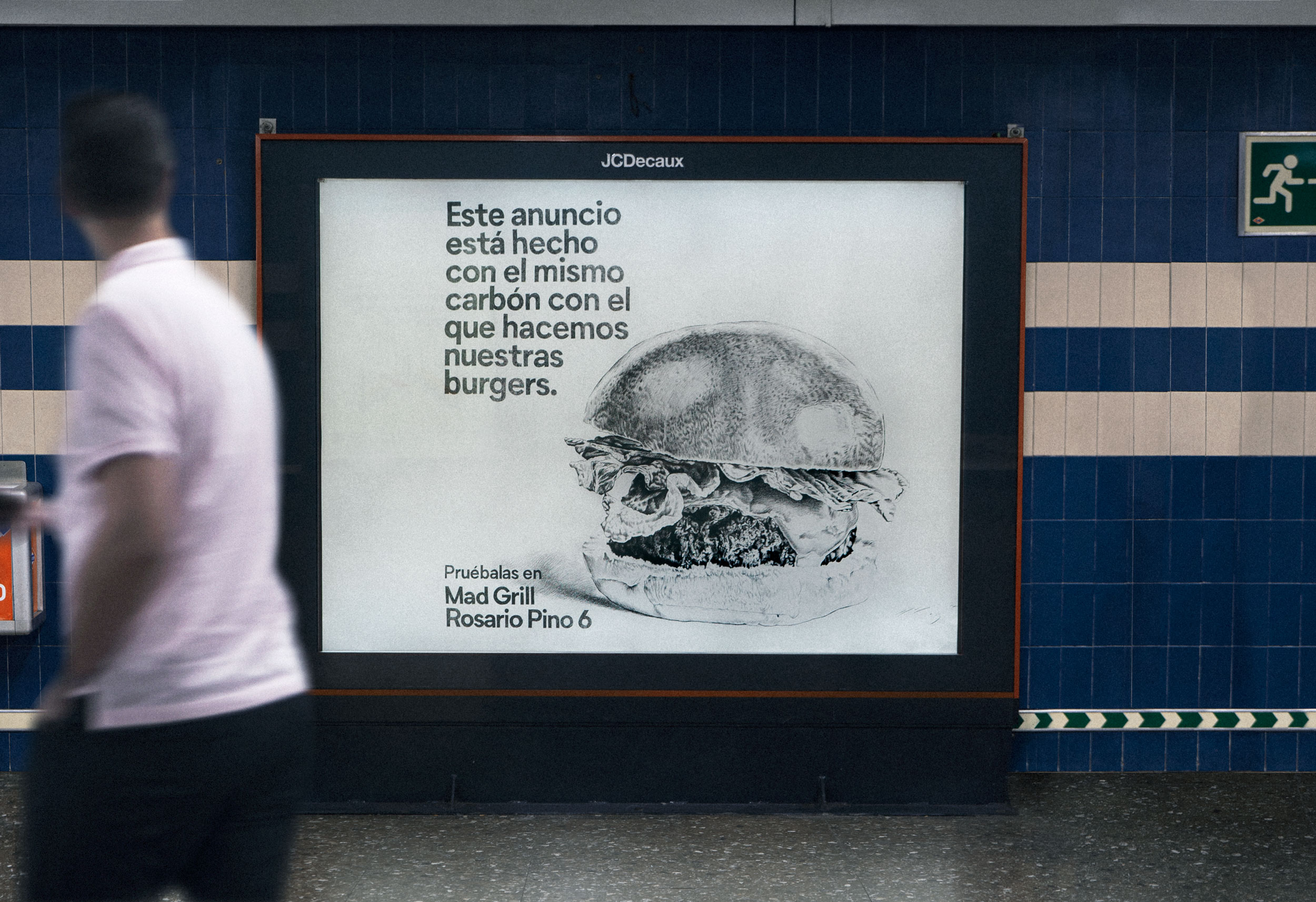La campaña se puede ver en exterior La campaña se puede ver en exterior