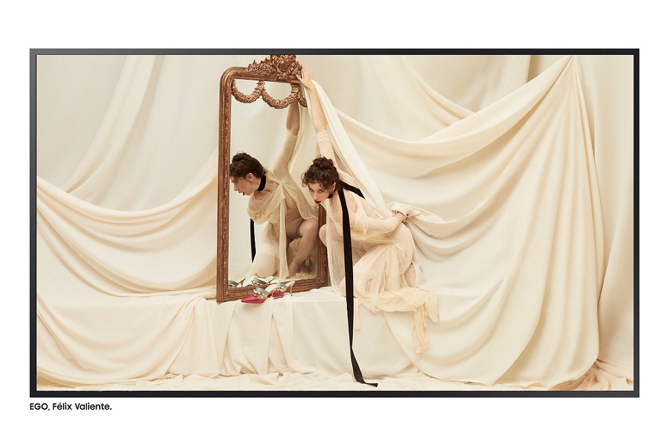 Homenaje  a 'El espejo psiqué', de Berthe Morisot
