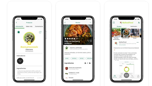 MyRealFood, 'app' de Carlos Ríos