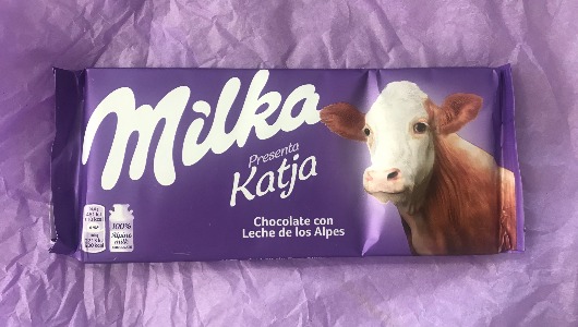 Una de las chocolatinas ha llegado a la redacción de MarketingNews