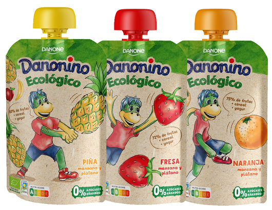 Danonino Ecológico estrena nuevo formato pouch Danonino Ecológico estrena nuevo formato pouch