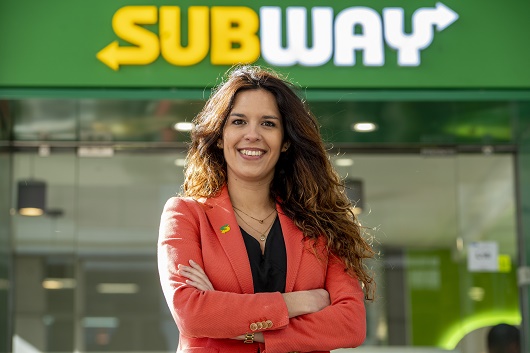 Inês Fonseca trabaja desde septiembre de 2018 en Subway. 