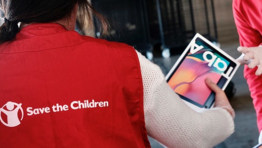 Acción de Samsung para Save the Children