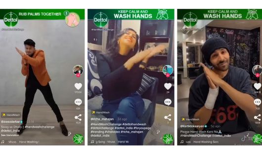 La acción de Dettol en TikTok India 