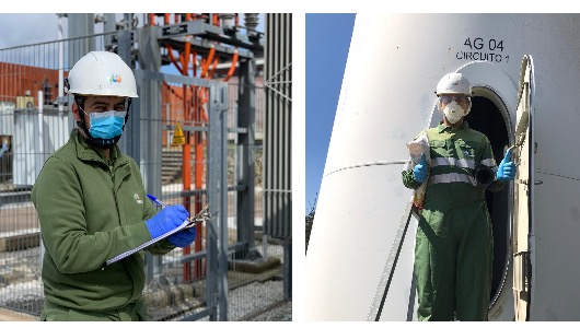 Imágenes compartidas por Iberdrola en su cuenta de Twitter