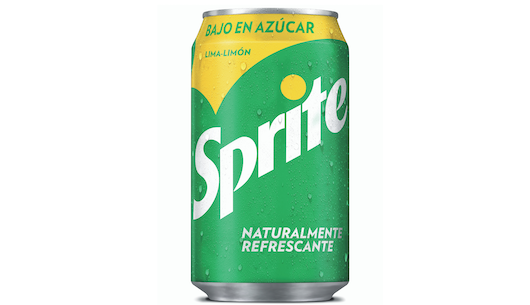 Una de las nuevas latas de Sprite