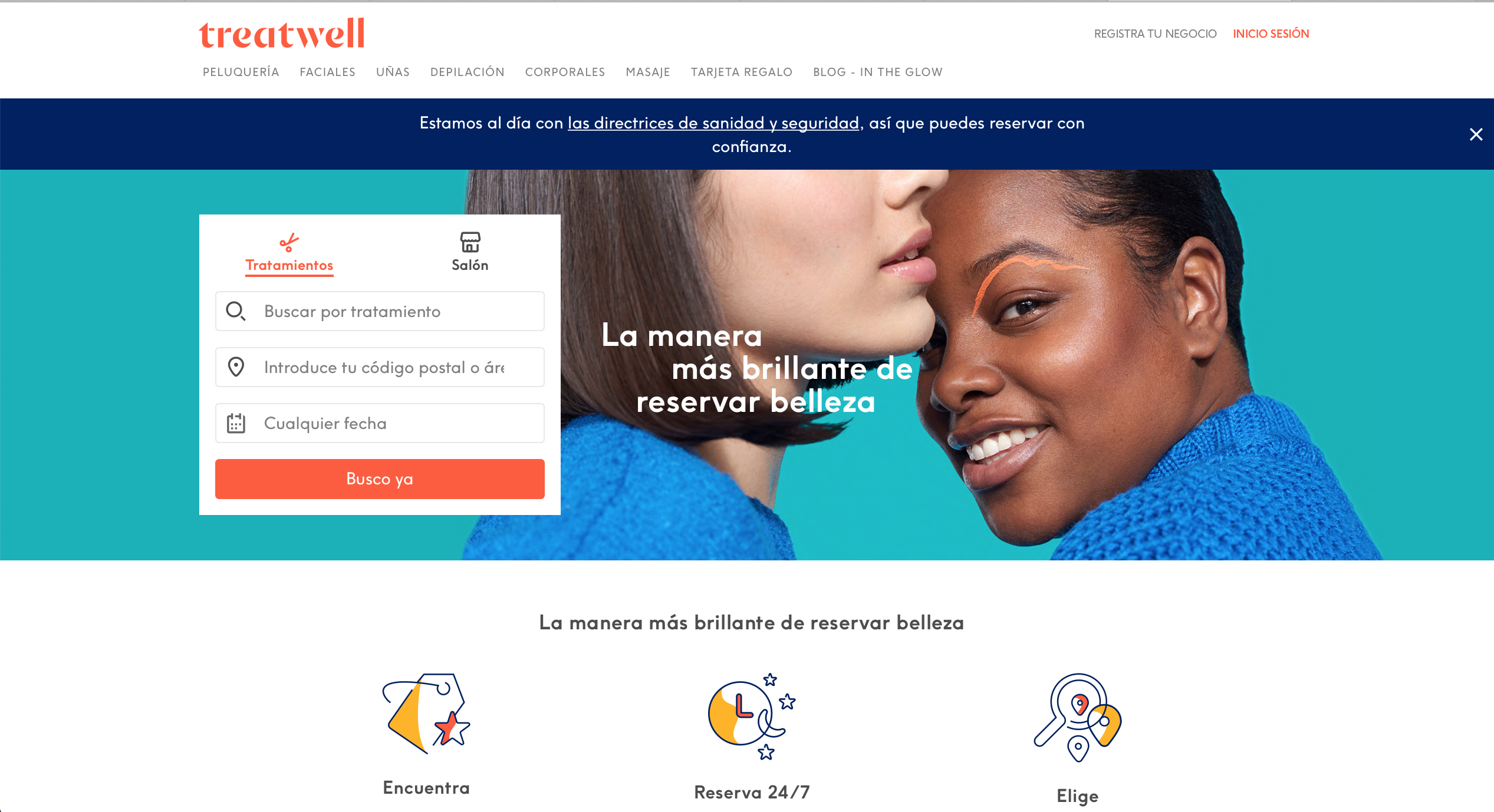 Imagen de la home de Treatwell