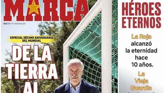 La portada de Marca con la publicidad de Netflix