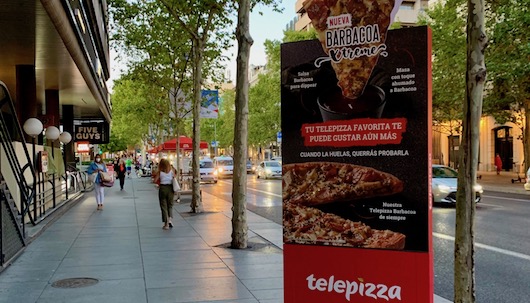 Los mupis con aroma de Telepizza