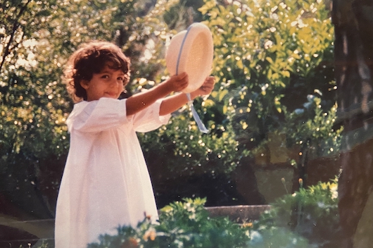 Elisenda, antes de descubrir el voleibol 