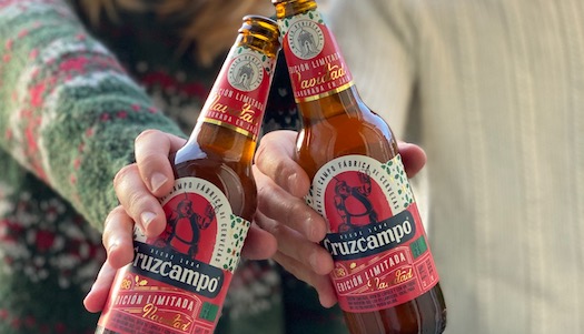 La cerveza navideña de Cruzcampo