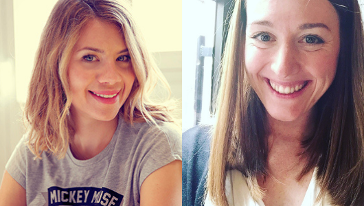 Alejandra de la Riva Sainz y Paula Ahicart Alejandra de la Riva Sainz y Paula Ahicart