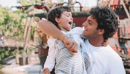 Tomás Páramo y su hijo