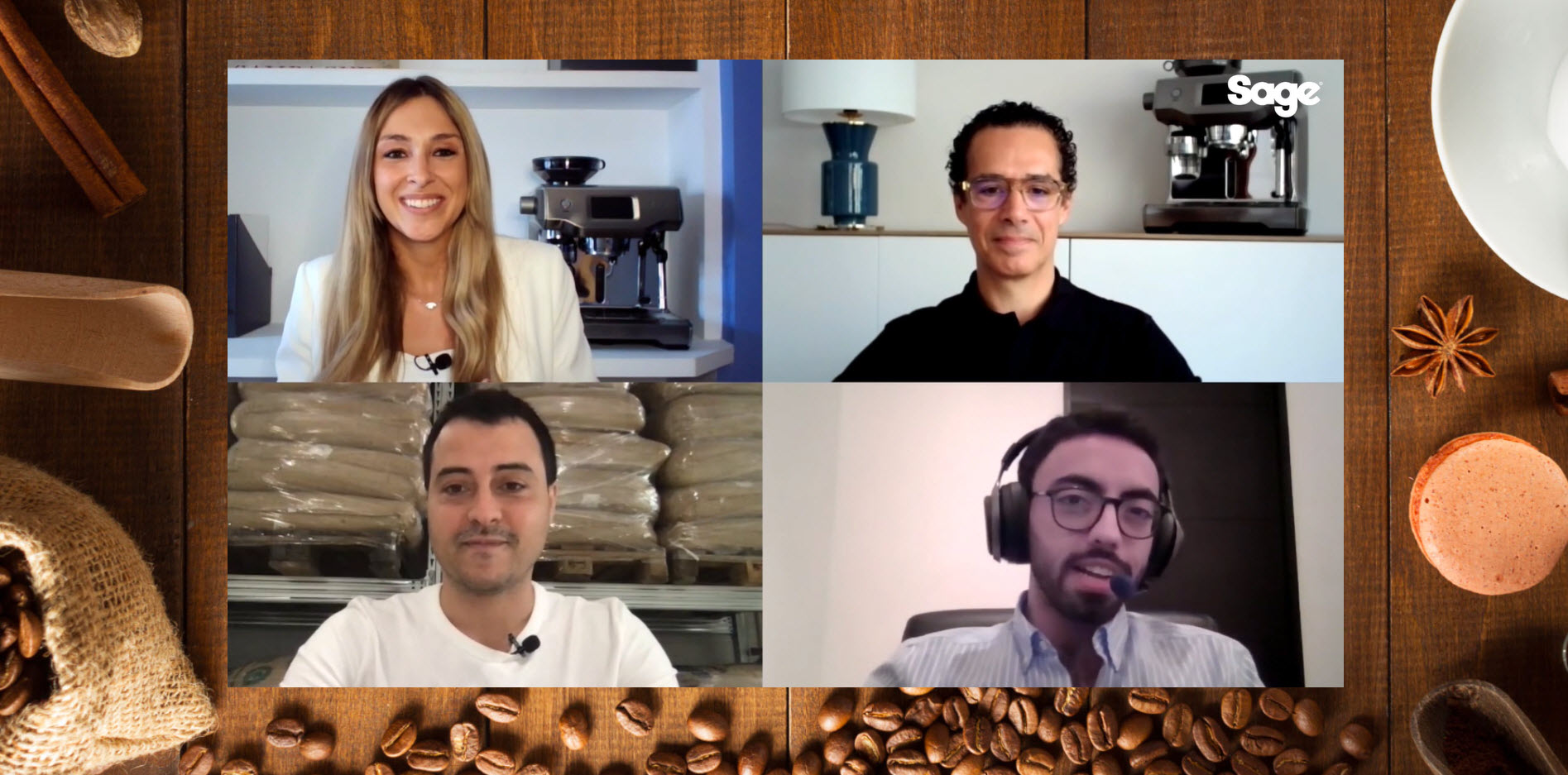 Un momento del evento virtual Un momento del evento virtual