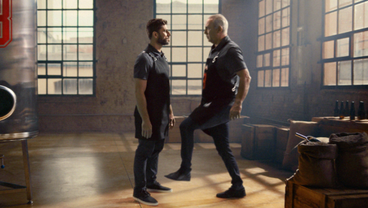 Hristo en el nuevo spot de Moritz. Hristo en el nuevo spot de Moritz.