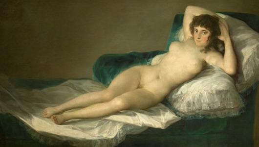 "La maja desnuda", de Francisco de Goya